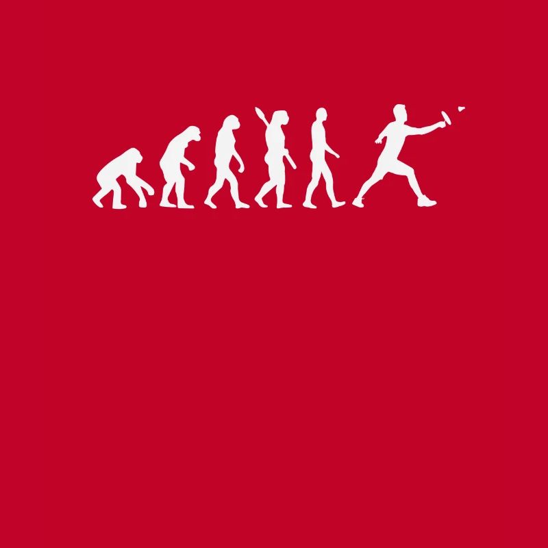 Badminton - Evolution des Menschen / Darwin