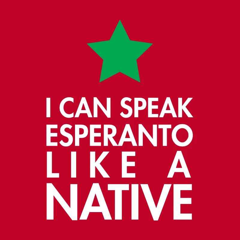 Esperanto Sprache native sprechen Geschenkidee