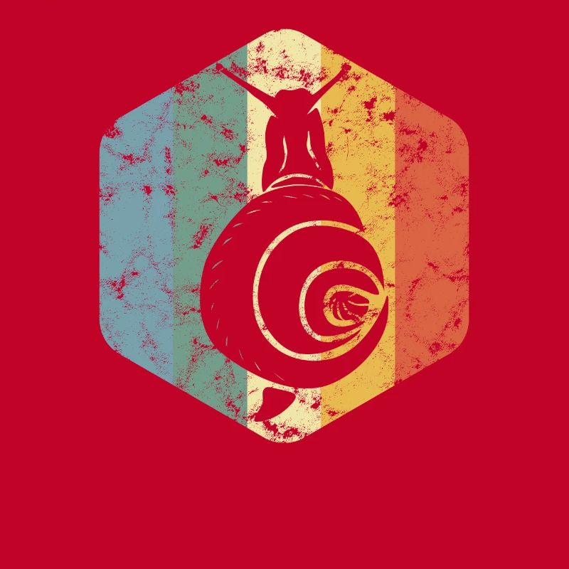 Cool snail shell snail gift