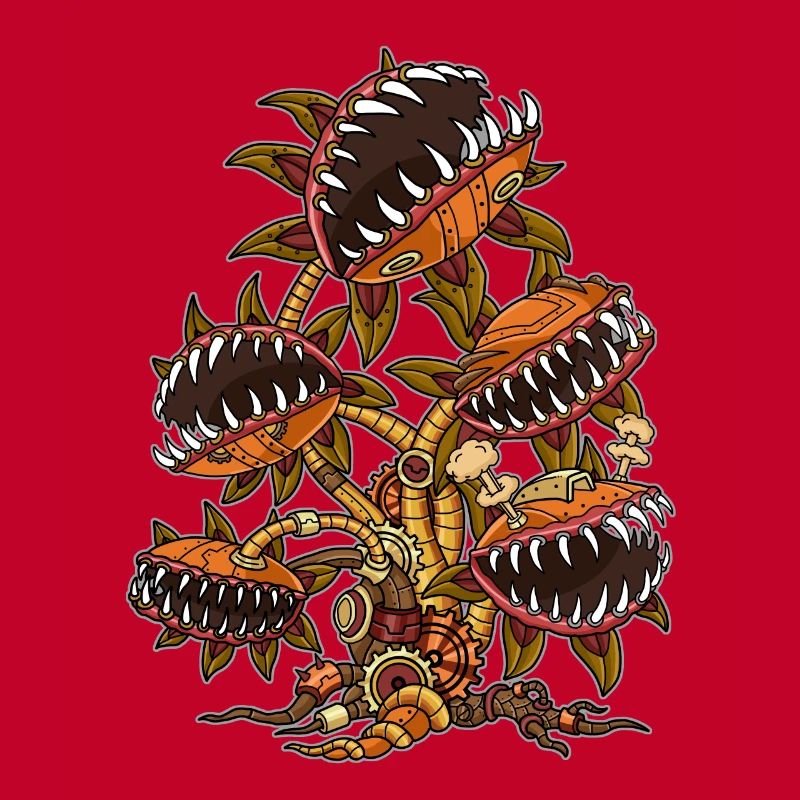 Carnivorous Venus Flytrap Steampunk
