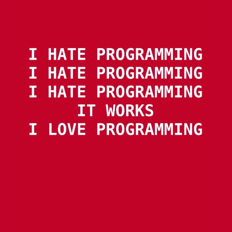 Ich Hasse Programmieren Computer Science Nerd Idee