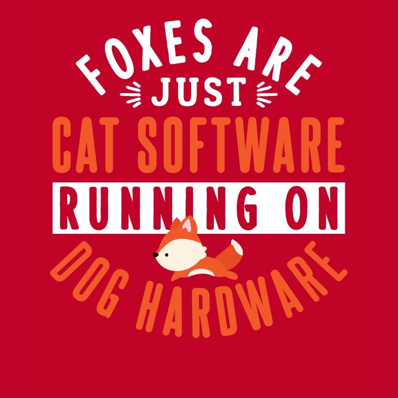Fuchs Informatiker Nerd Geschenk