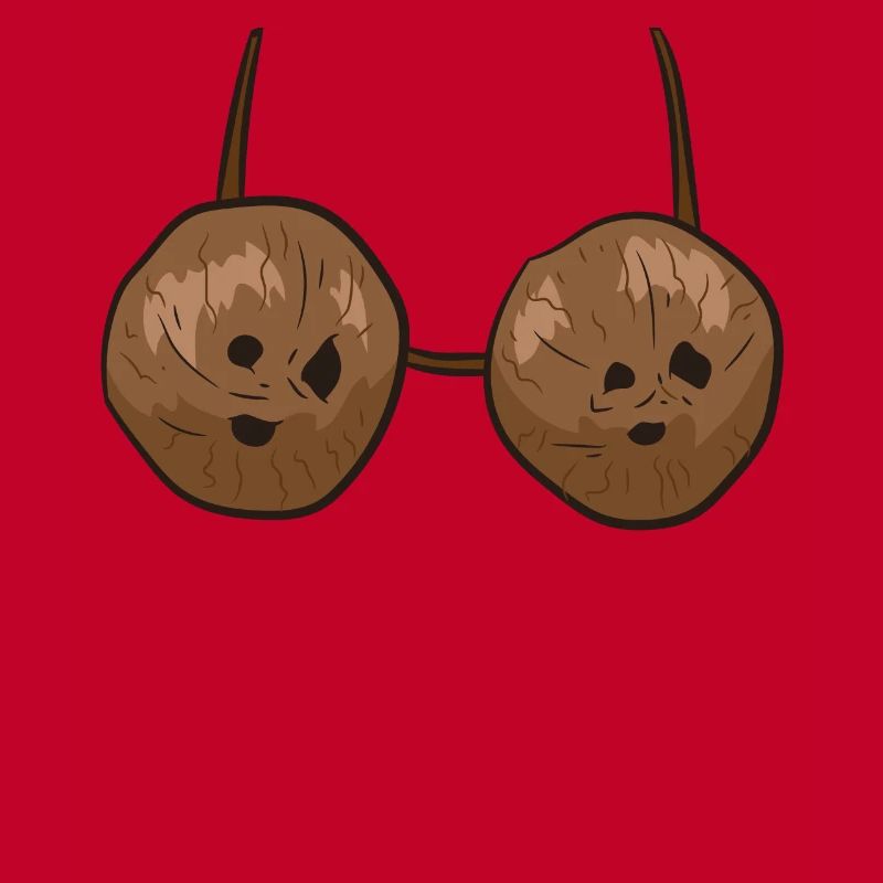 Funny Coconut Summer Coconuts Bra Funny Halloween