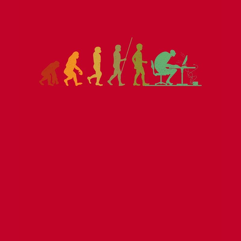 Computer evolution geek programmer