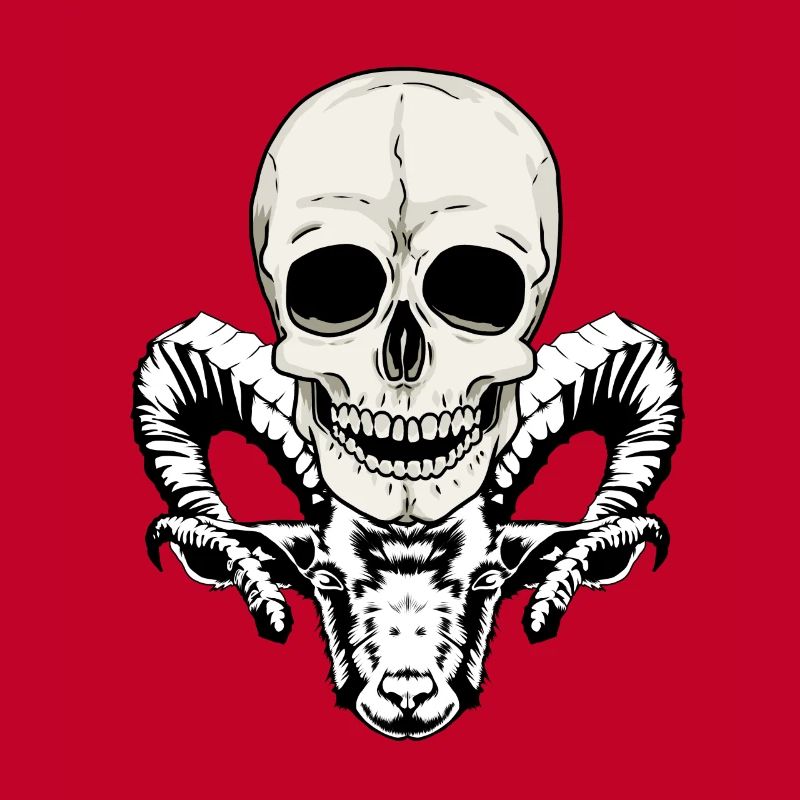 Horror Devil Satan Demon Skull Halloween