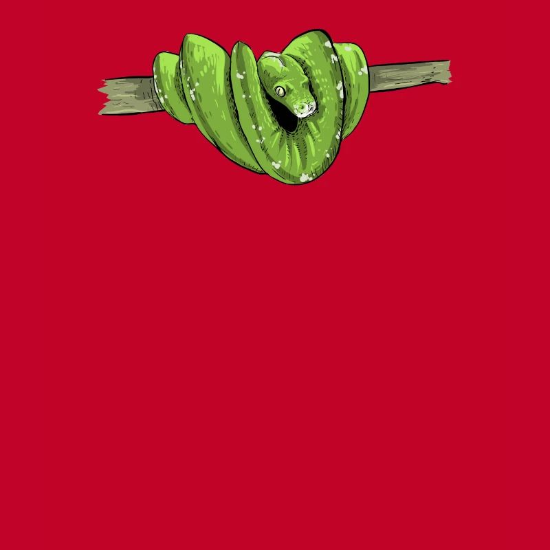 Morelia Viridis I Green Tree Python Snake Phyton