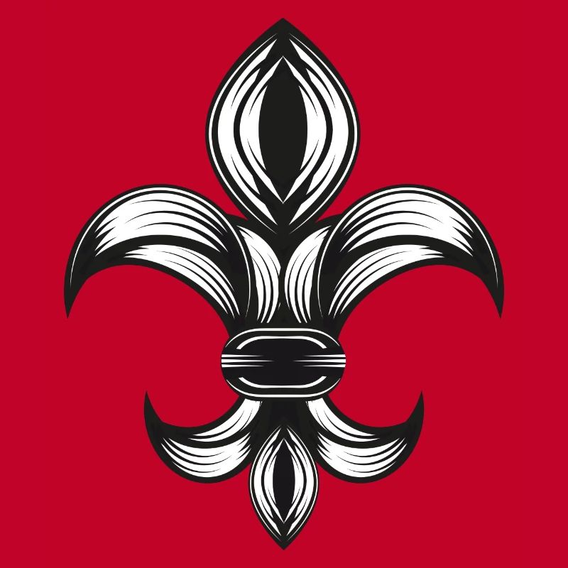 iris stylisé - Fleur-de-Lys