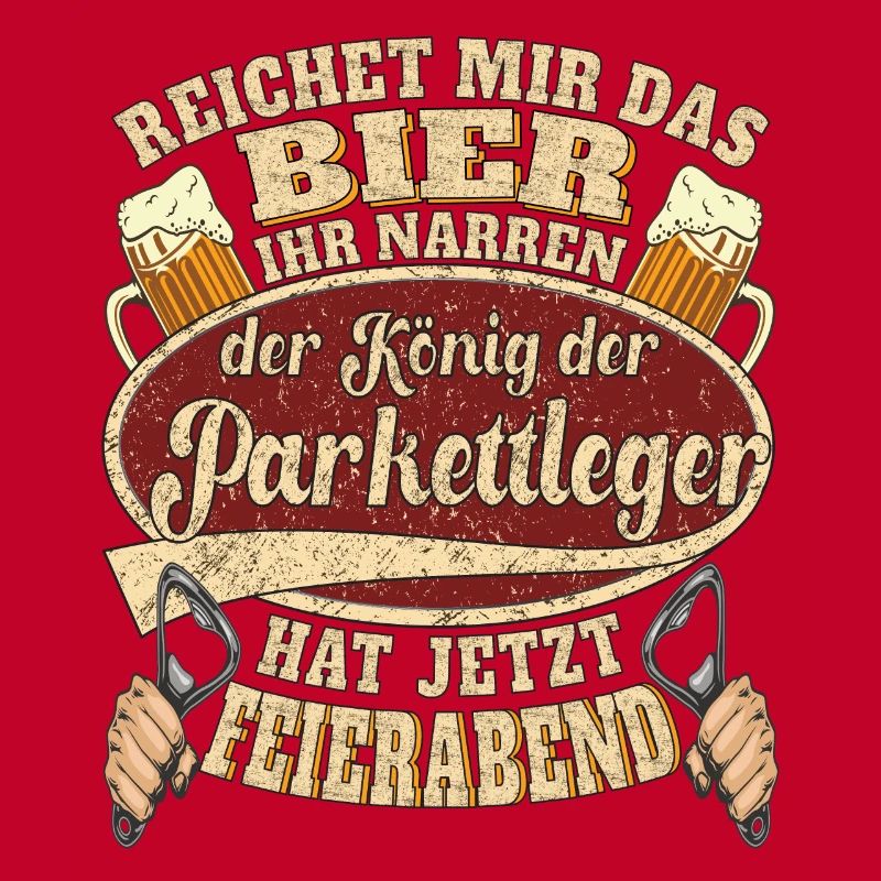 Parkettleger Bier Feierabend