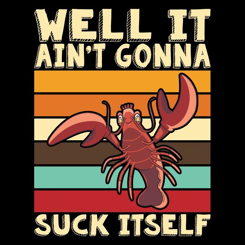 Krebs Flusskrebs Languste Crawfish Geschenk