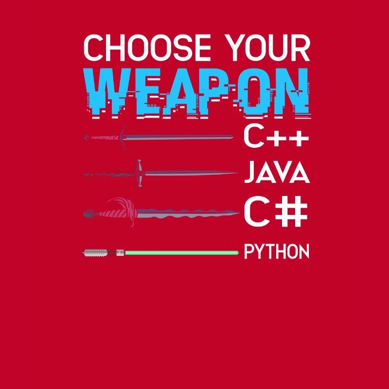 Wähle deine Waffe C++ Java C# Phyton -