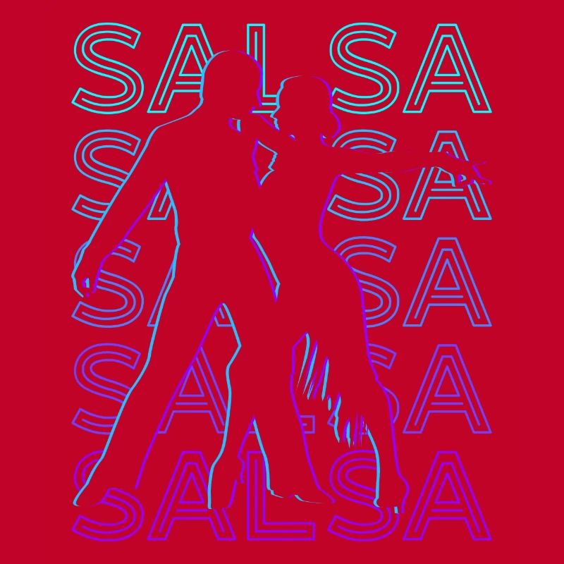 Salsa dancing Salsa dancing Salsa dancer Retro