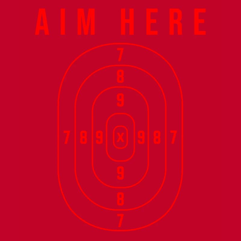 Aim Here - Shooting Range Target