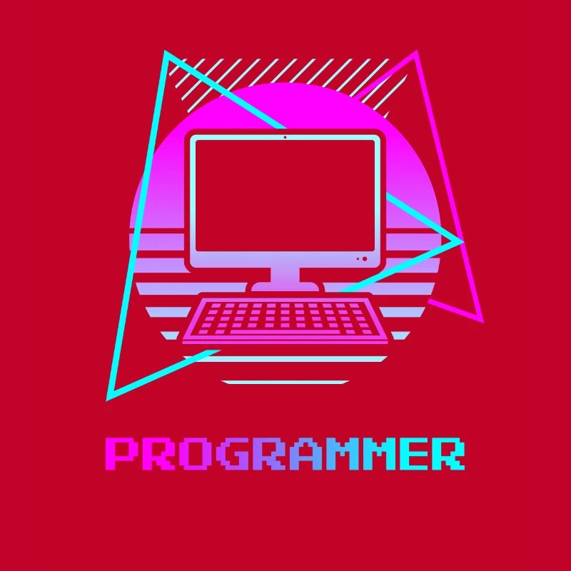 Programmeur rétro Programmation Informatique