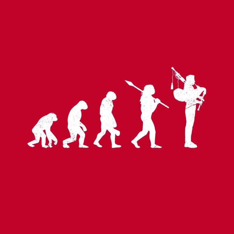 Sackpfeife Dudelsackspieler Evolution Dudelsack