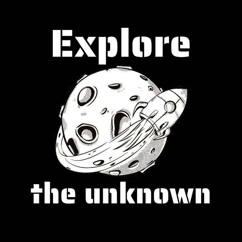 Explore The Unknown Retro Outer Space Designs