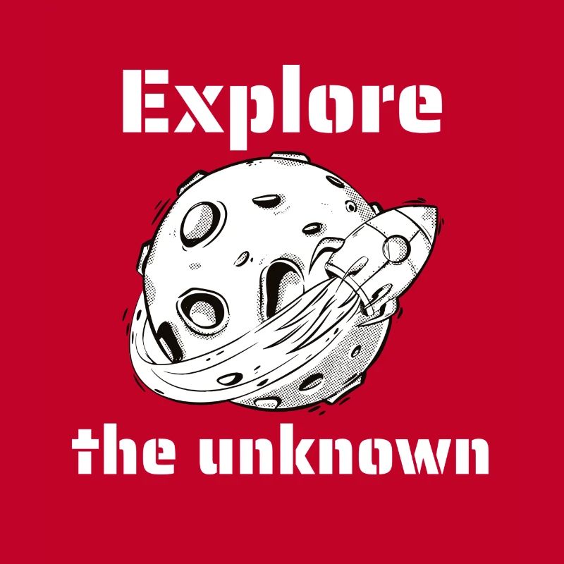 Explore The Unknown Retro Outer Space Designs