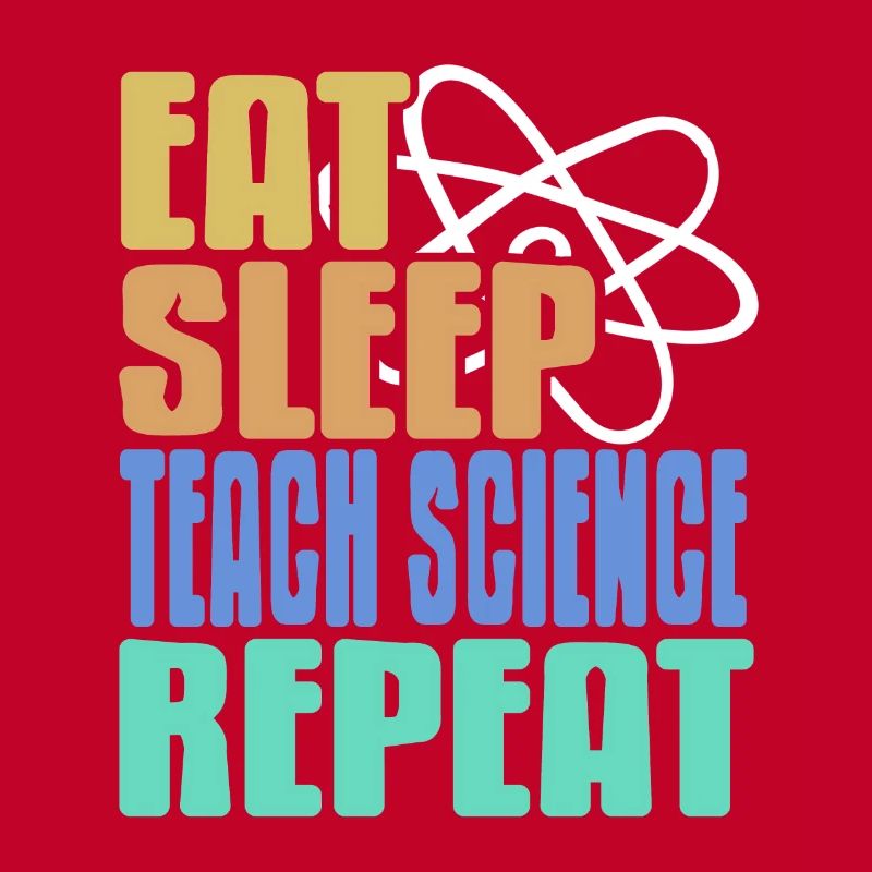 Manger dormir Enseigner la science Répéter le professeur de sciences