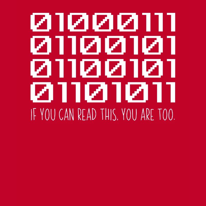 Cool Computer Binary Code Programmeur Développeur