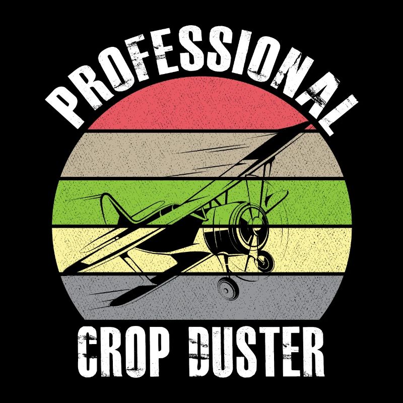Cropdusting in Progress Crop Dusting Duster Plane