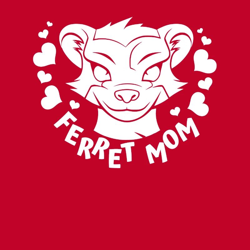 Frettchen Iltis Mutter