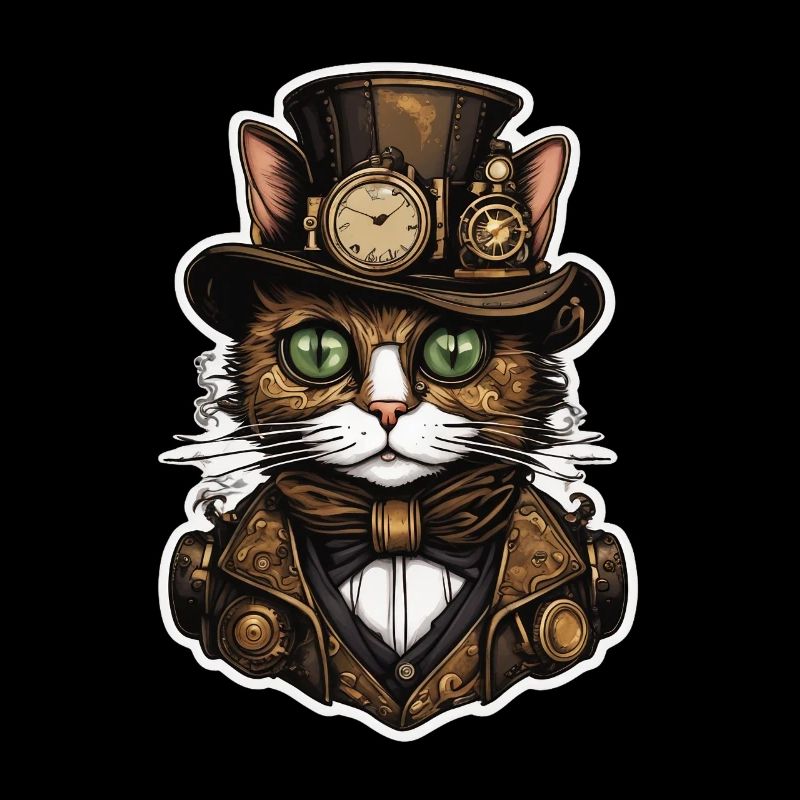 Steampunk Katze 01