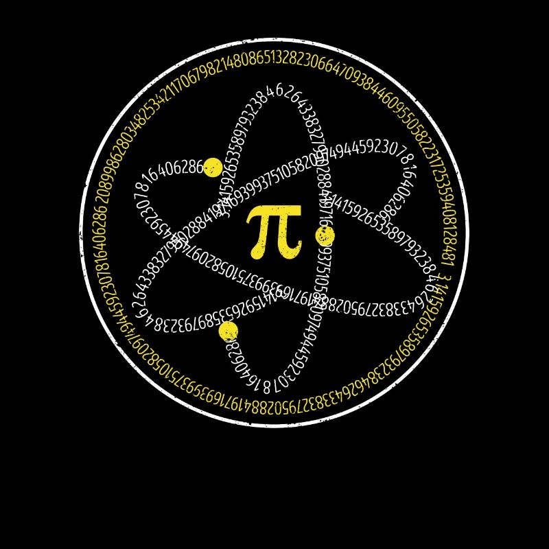 Atom Pi Day Math Science 3.14 Geek Enseignant Élève