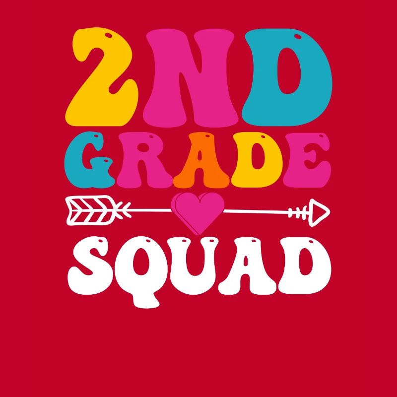 2. Klasse Squad Second Teacher Student Team Back