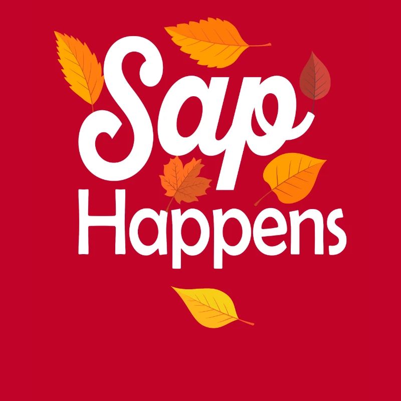 Maple Syrup Tree Tapping Funny Autumn Pancake