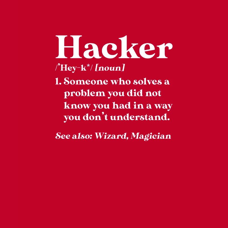Hacker Coder Computerfreak Nerd Hacking Geschenk