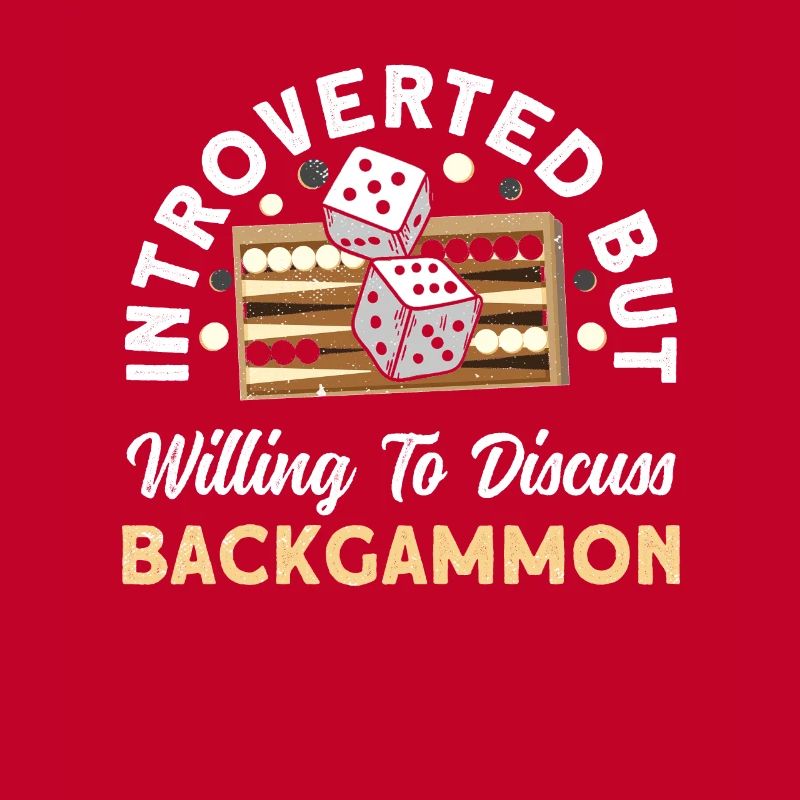Board Game Funny Backgammon