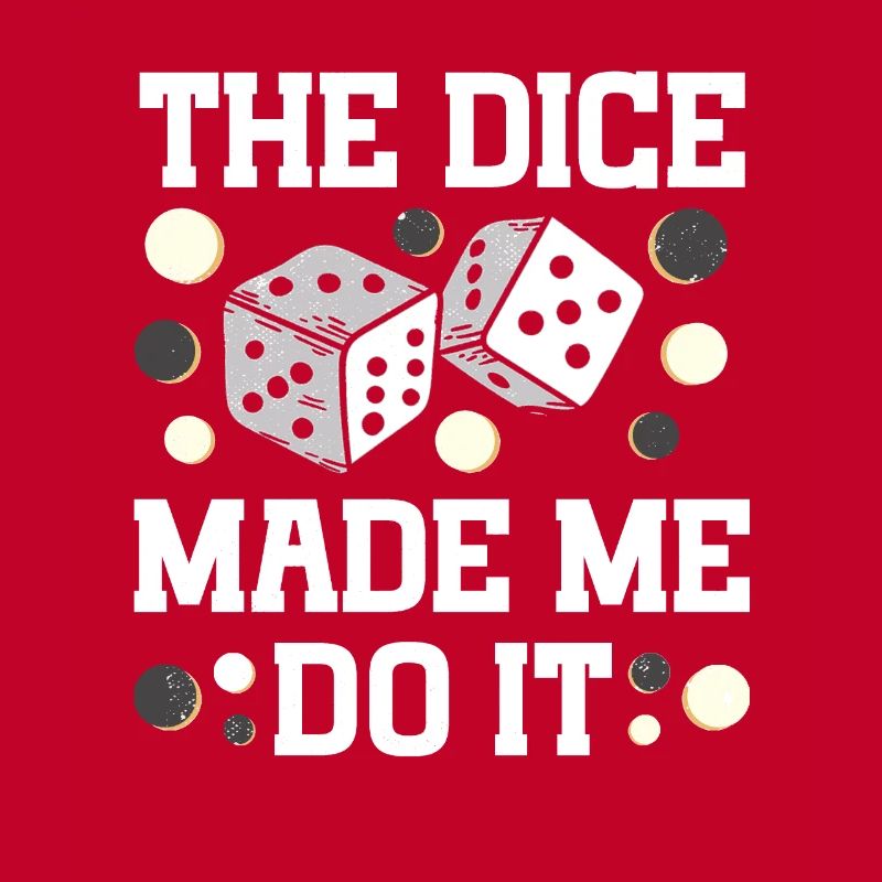 Board Game Funny Backgammon