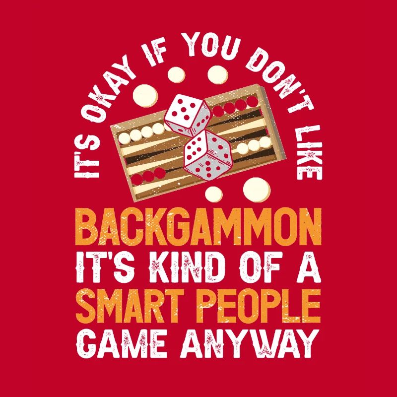 Board Game Funny Backgammon