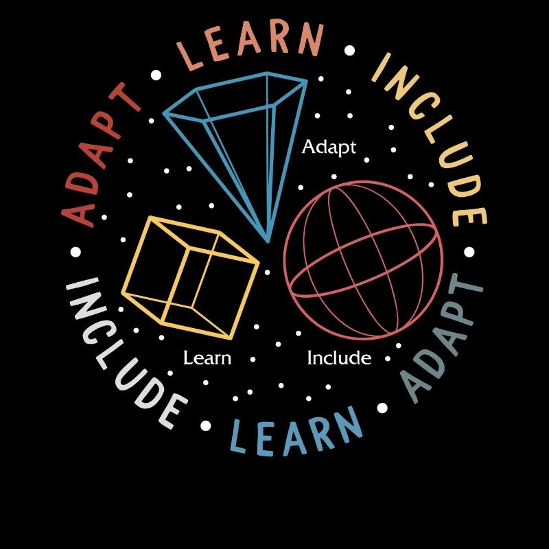 Special Education Shirt, Adapt Learn Include 3D