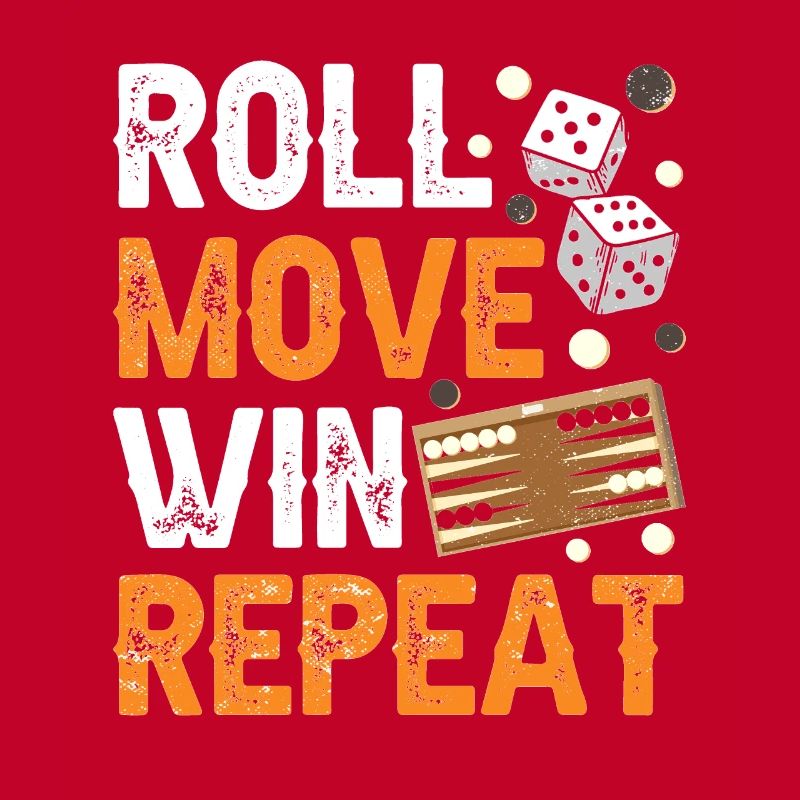 Board Game Funny Backgammon