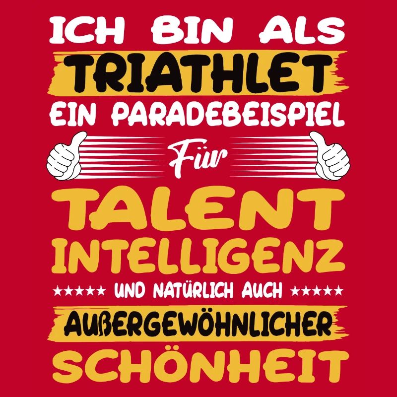 Triathlet ein Paradebeispiel Triathlet