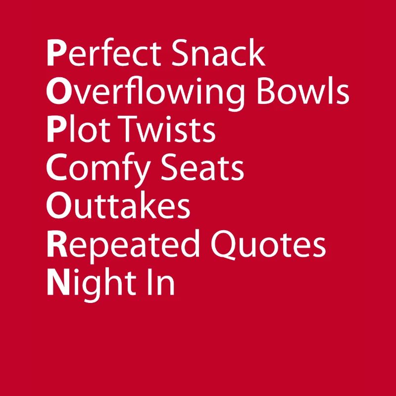 Popcorn Perfect Troping Plot Outtakes Citations