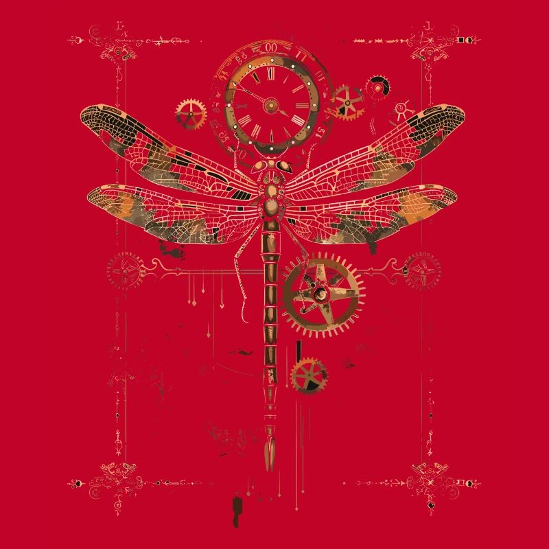 Libellule steampunk