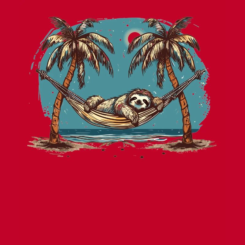 Sloth Hammock, Beach, Chill
