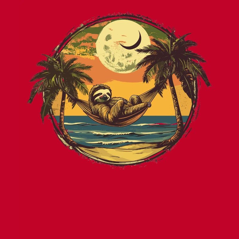 Sloth Hammock, Beach, Chill