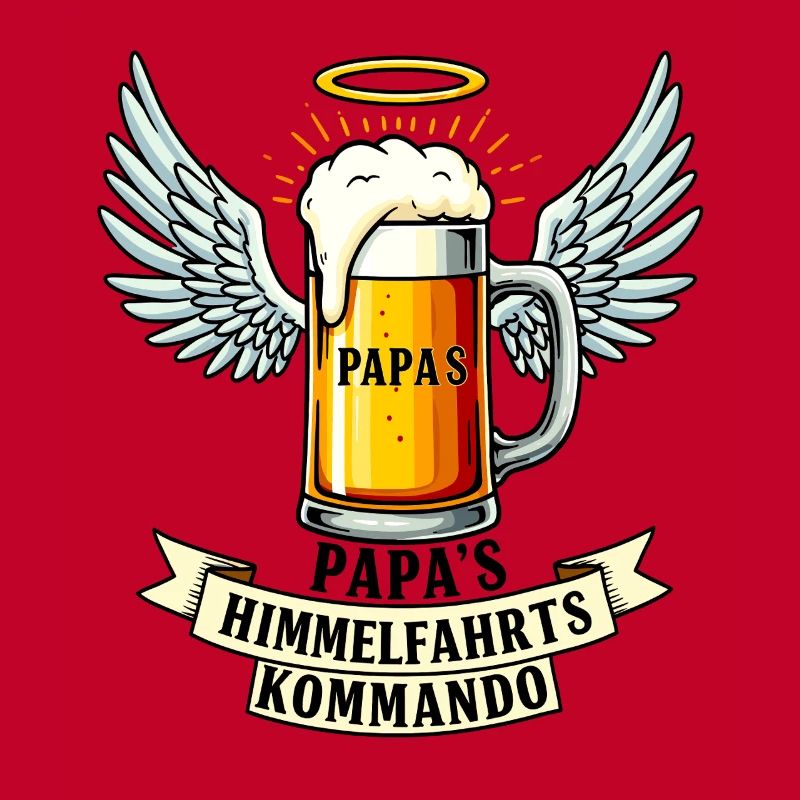 Papas Himmelfahrtskommando - Vatertags Bier Design