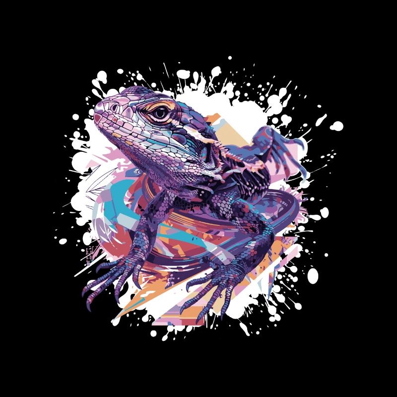 Grenouille Éclaboussure de l’Art de la Couleur