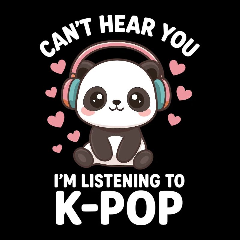 Kawaii Panda – Cute K-Pop Style Design