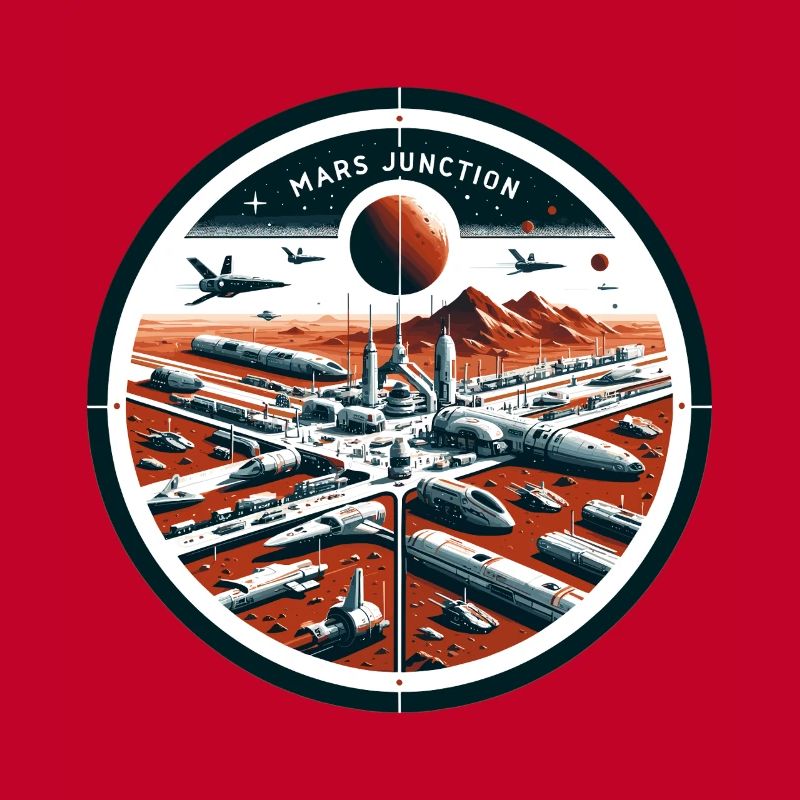 Mars Junction Spaceport Patch