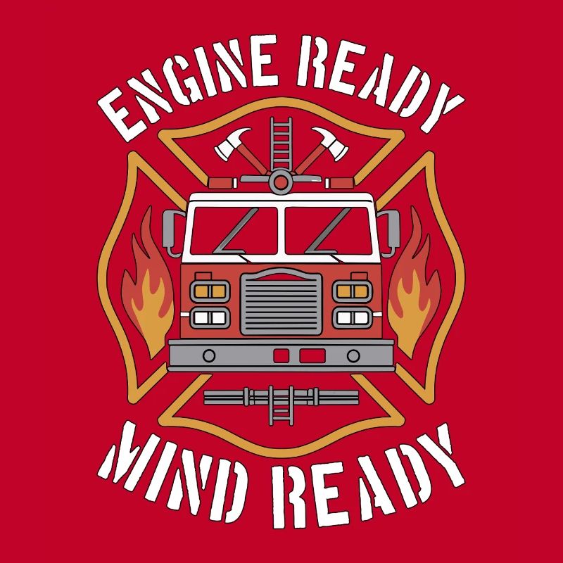 Fire Engineer Engine Ready Mind Ready Firefighting