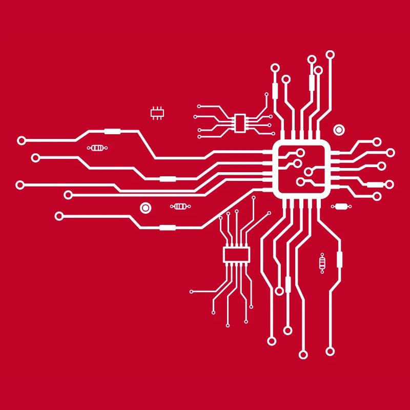 Computer CPU Herz - lustiges Geschenk Informatik