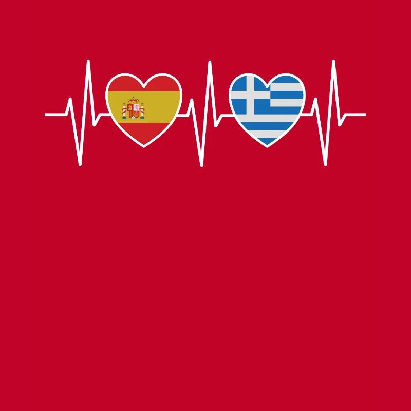 Espagne et Grèce Drapeau grec Drapeaux