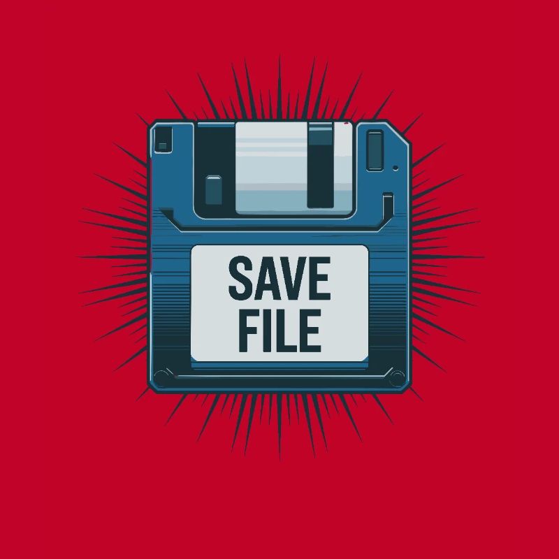 Save Disk Diskette 90s PC für einen Computer