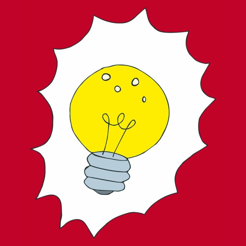 Creative Light Bulb Illustration