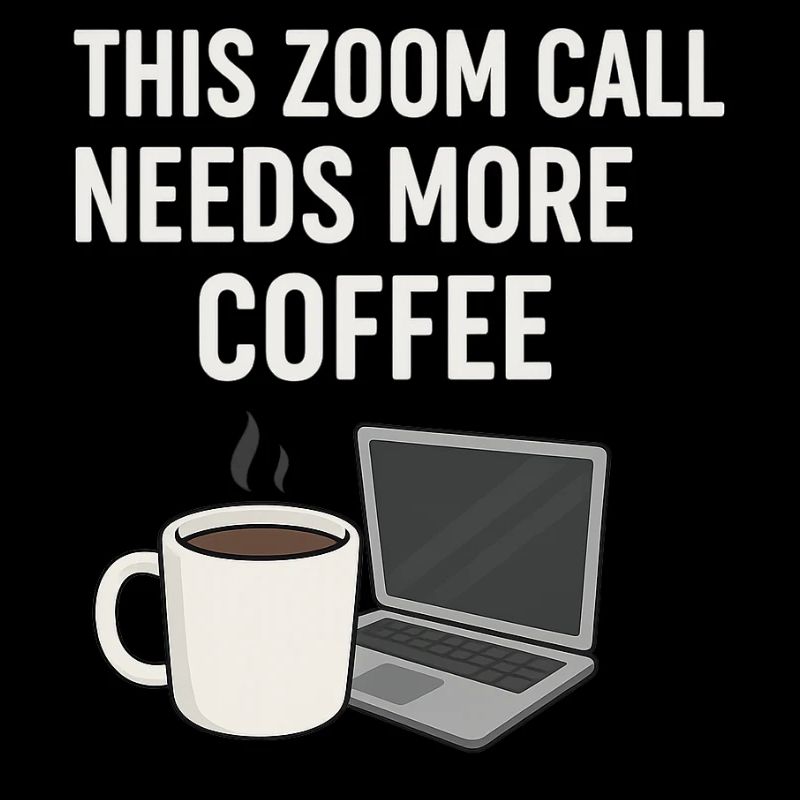 Zoom Call mit Kaffeetraum