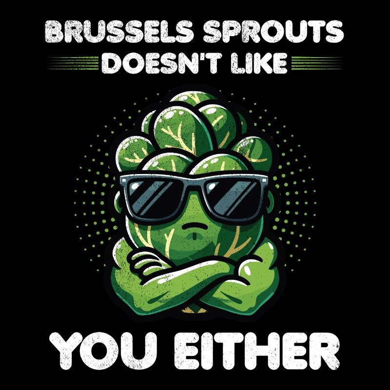 Brussels Sprouts Lover Funny Vegetable